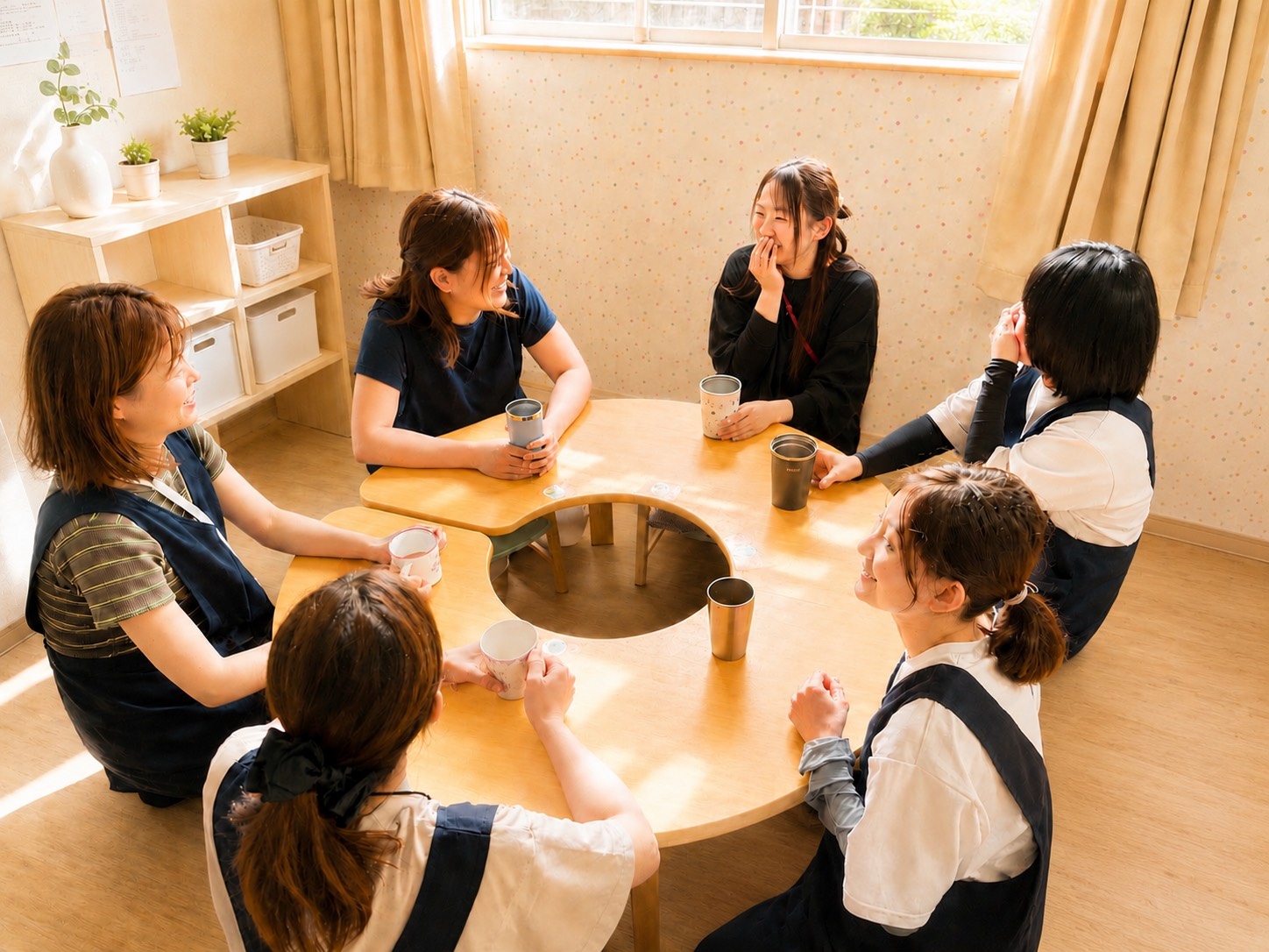男性と女性のスタッフ