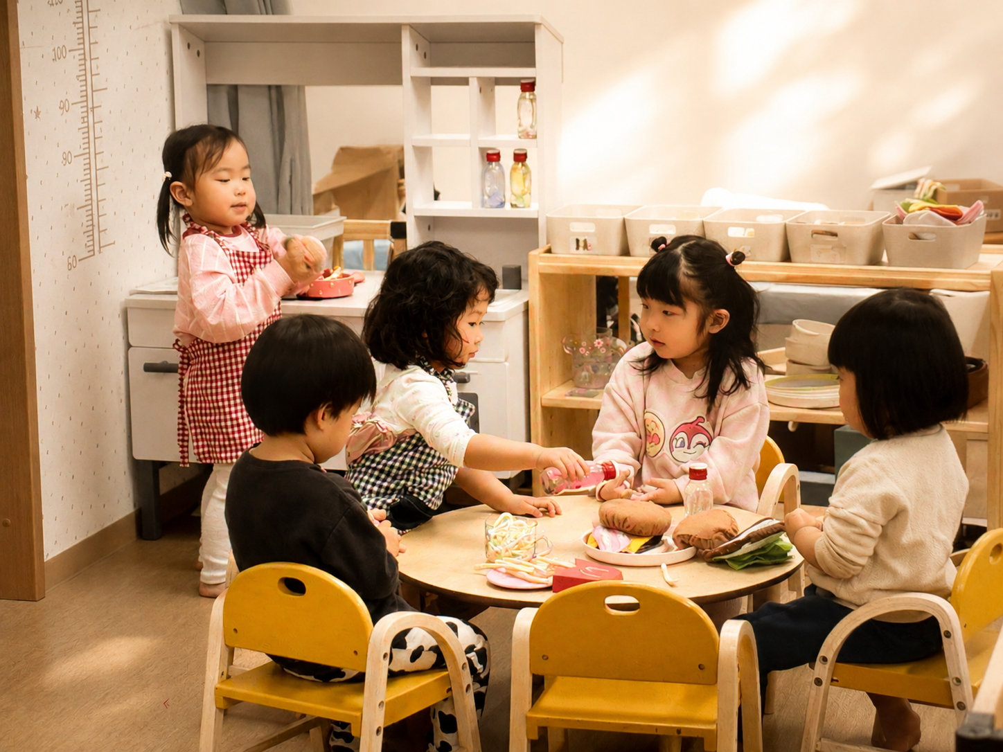 ボールで遊ぶ子供達